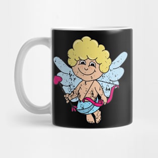 Retro Vintage Grunge Valentine's Day Cupid Mug